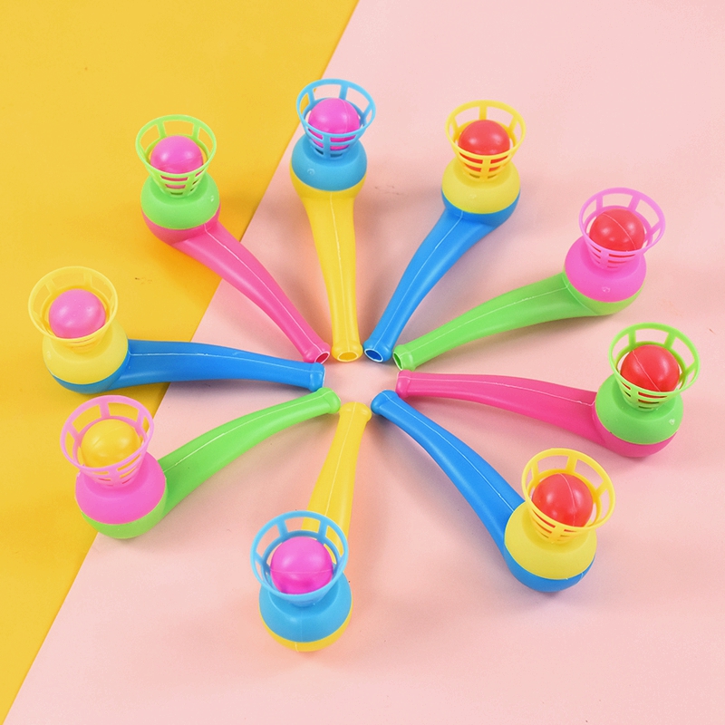 Bosu Ball Balance - Tubo de soplado colorido para niños,