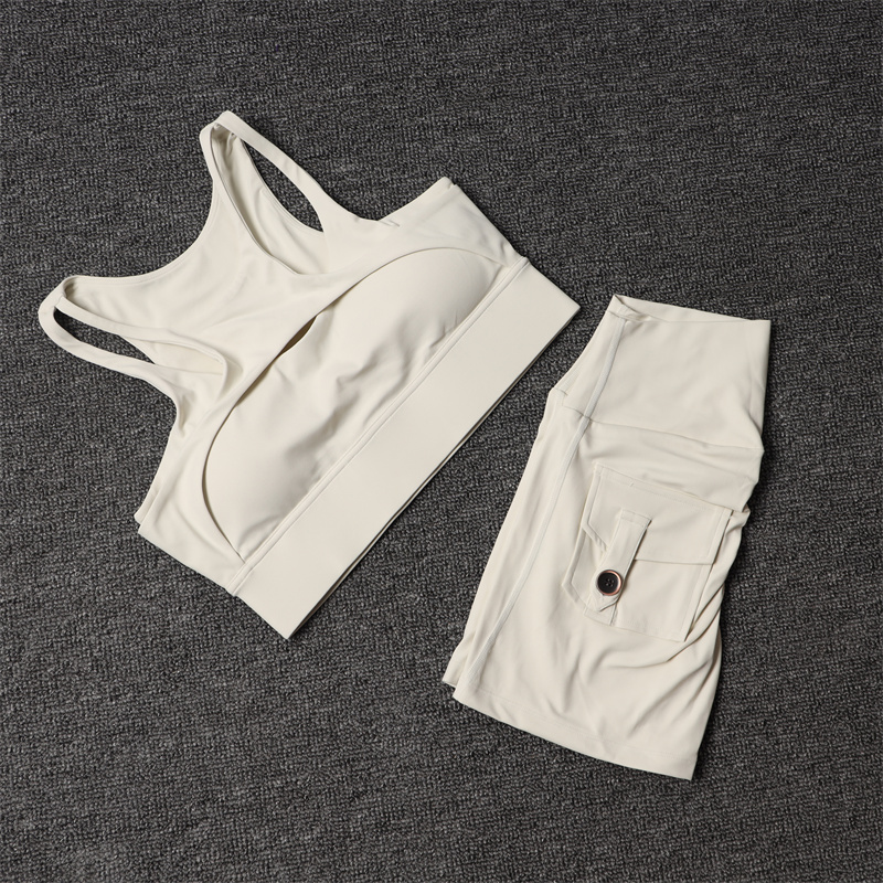 Yoga Fitness Kleidung - Pantalones cortos deportivos, conjuntos de Yoga,