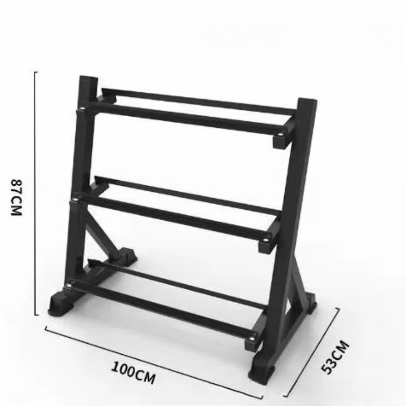 Kettlebell - Soporte para Mancuernas de 3 Niveles,