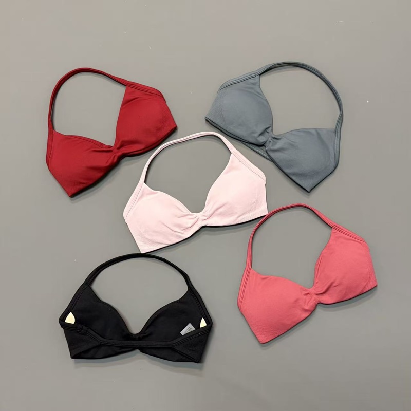 Yoga En Fitness - Sujetador deportivo halter para mujer con