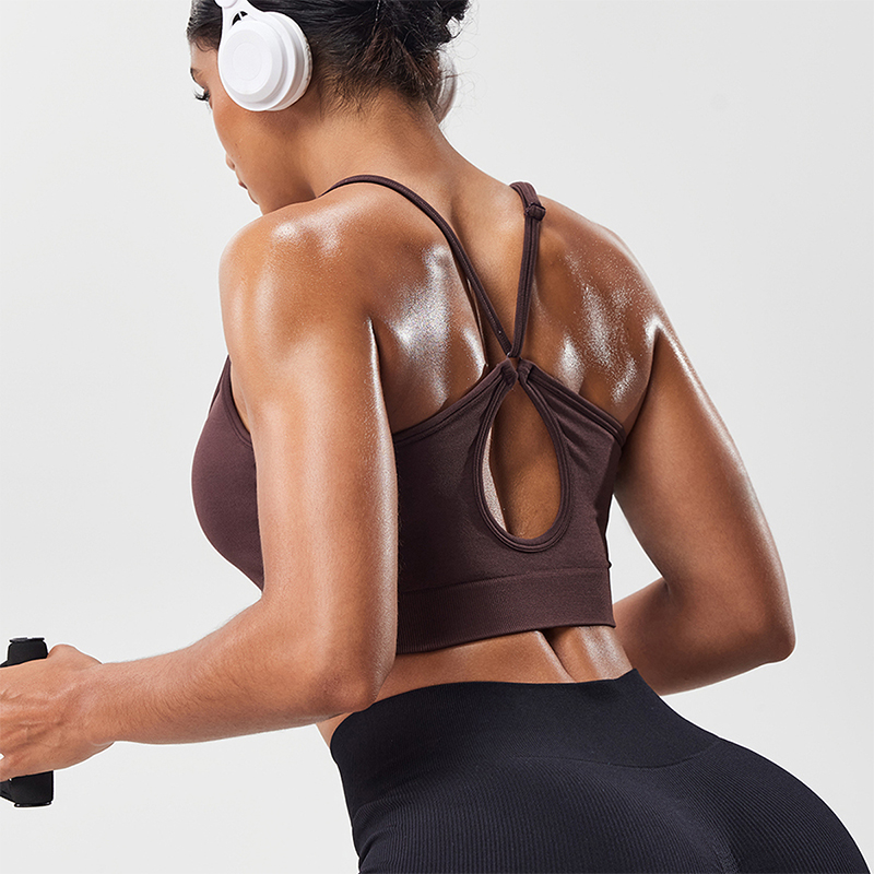 Yoga En Fitness - Sujetador deportivo para mujer con espalda