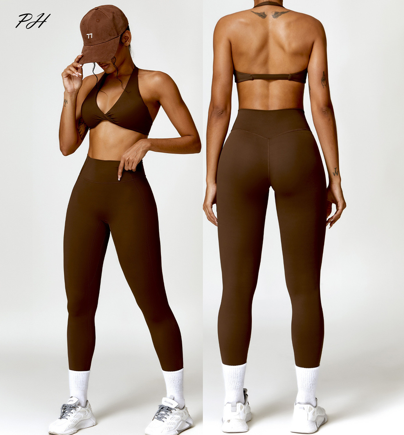 Yoga Fitness Kleidung - Conjunto de Yoga de 2 piezas