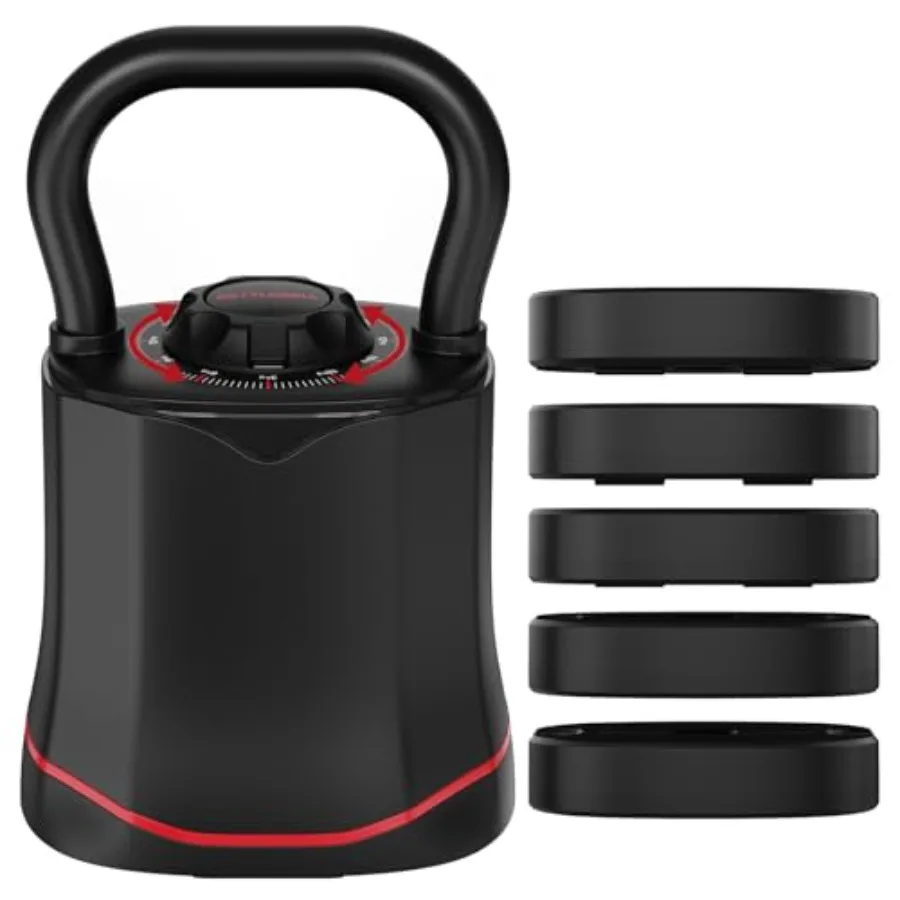 Kettlebell - Kettlebell Ajustable para Gimnasio en Casa,