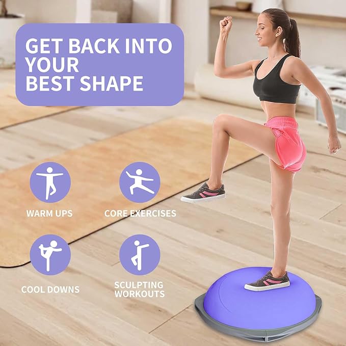 Pelota de equilibrio Bosu de 7 - Yoga En Fitness reseña y precio