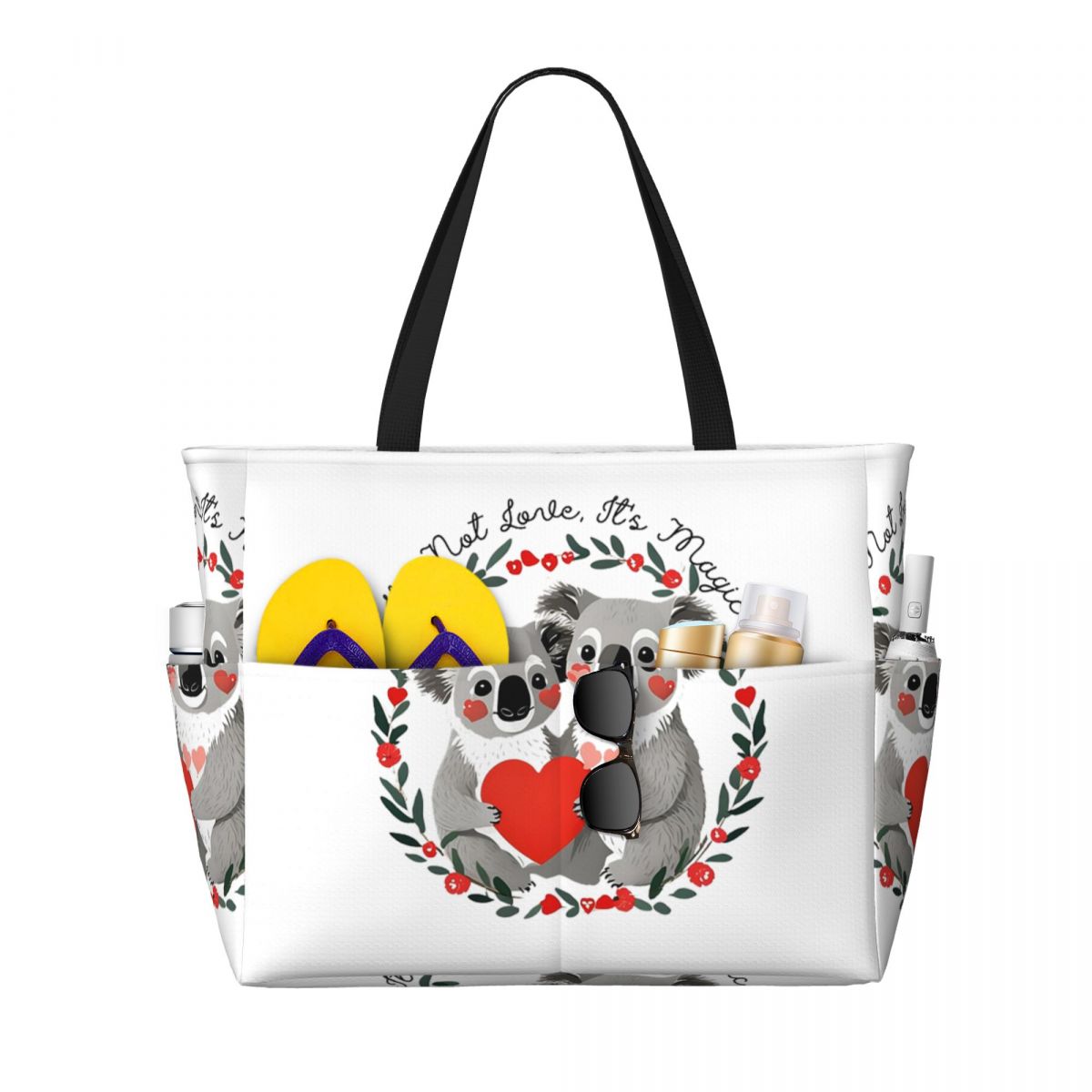 Bolsa de Playa con Diseño de K - Yoga Fitness Merch reseña y precio