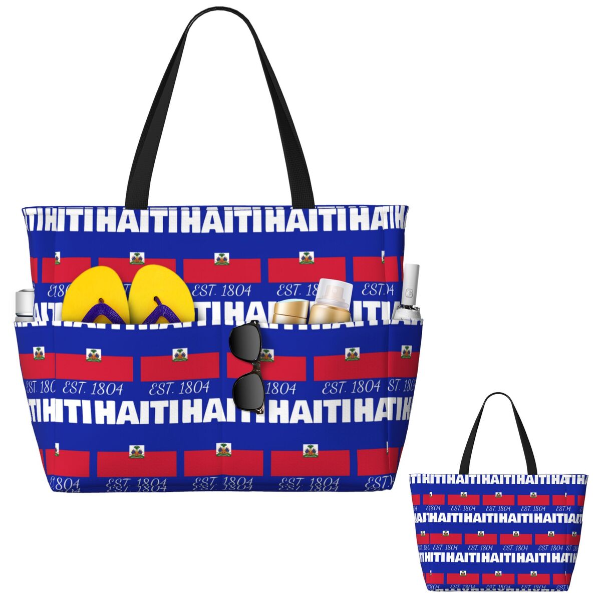 Haití EST. Bolsa de Playa con  - Yoga Fitness Merch reseña y precio