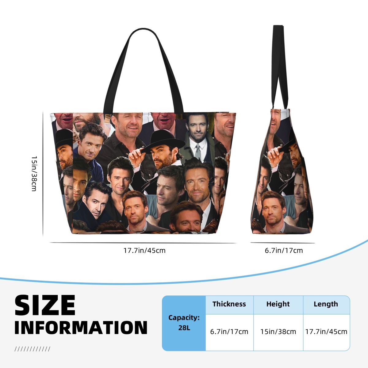 Bolso de mano con collage de f - Yoga Fitness Photos reseña y precio