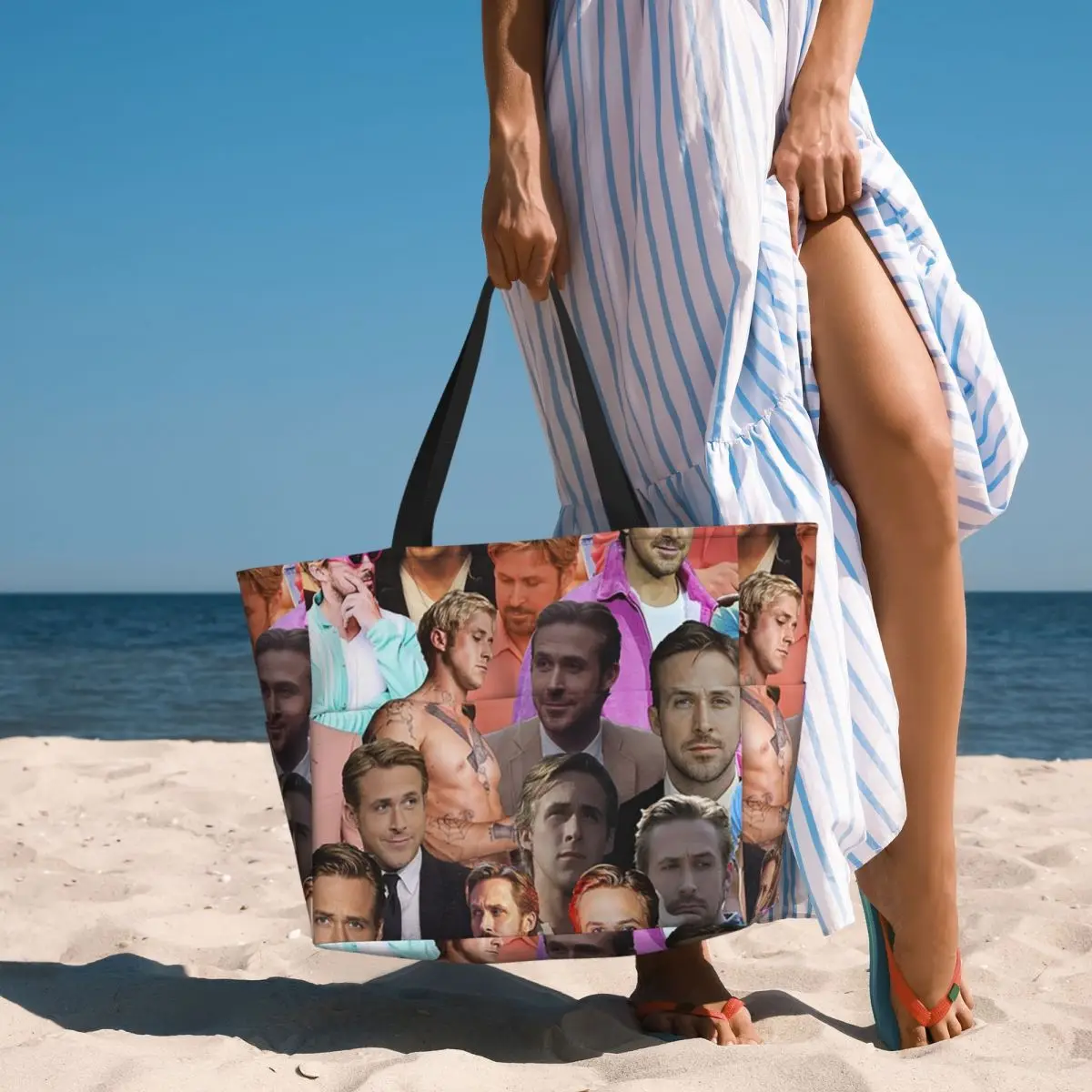 Bolso de mano con collage de f - Yoga Fitness Photos reseña y precio
