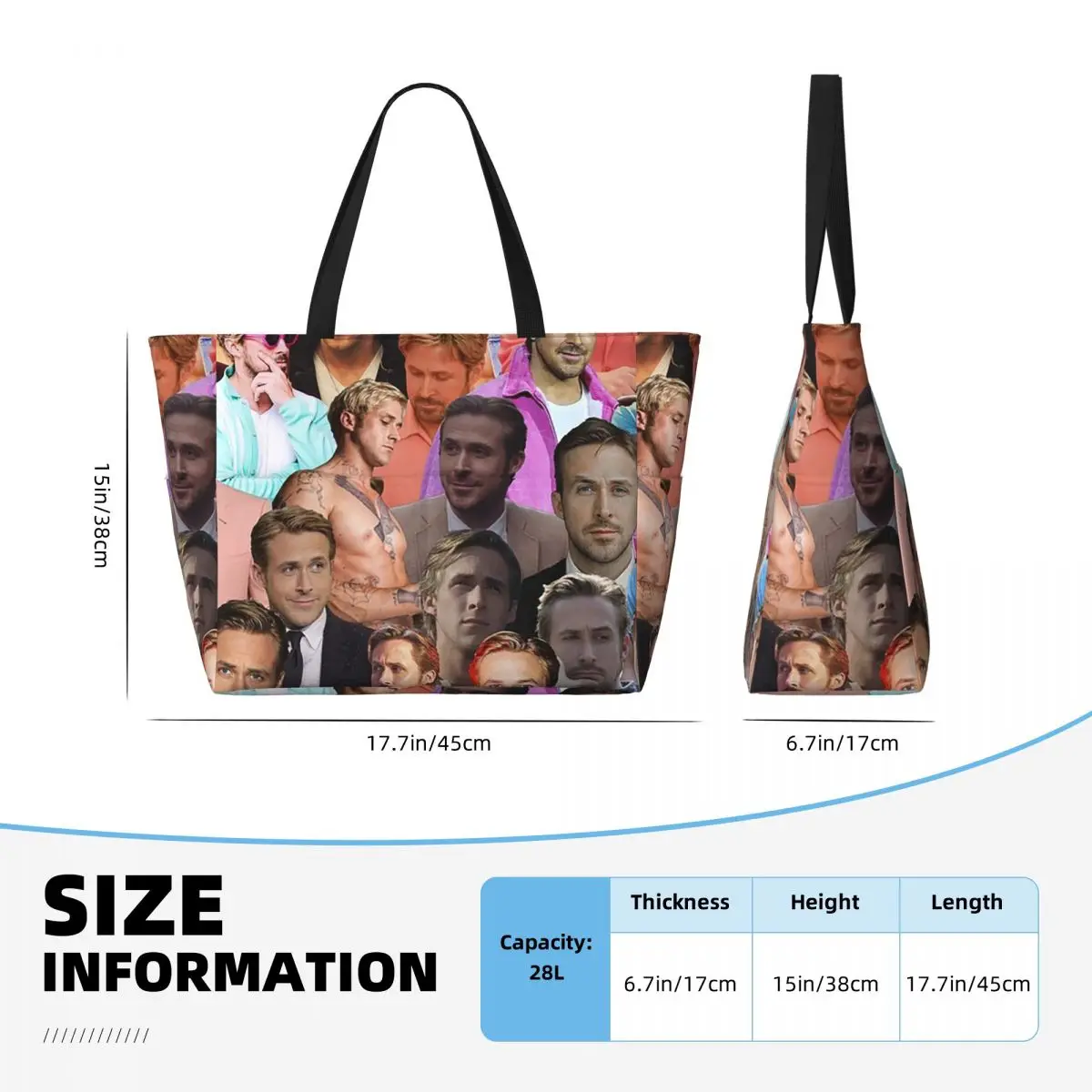 Bolso de mano con collage de f - Yoga Fitness Photos reseña y precio