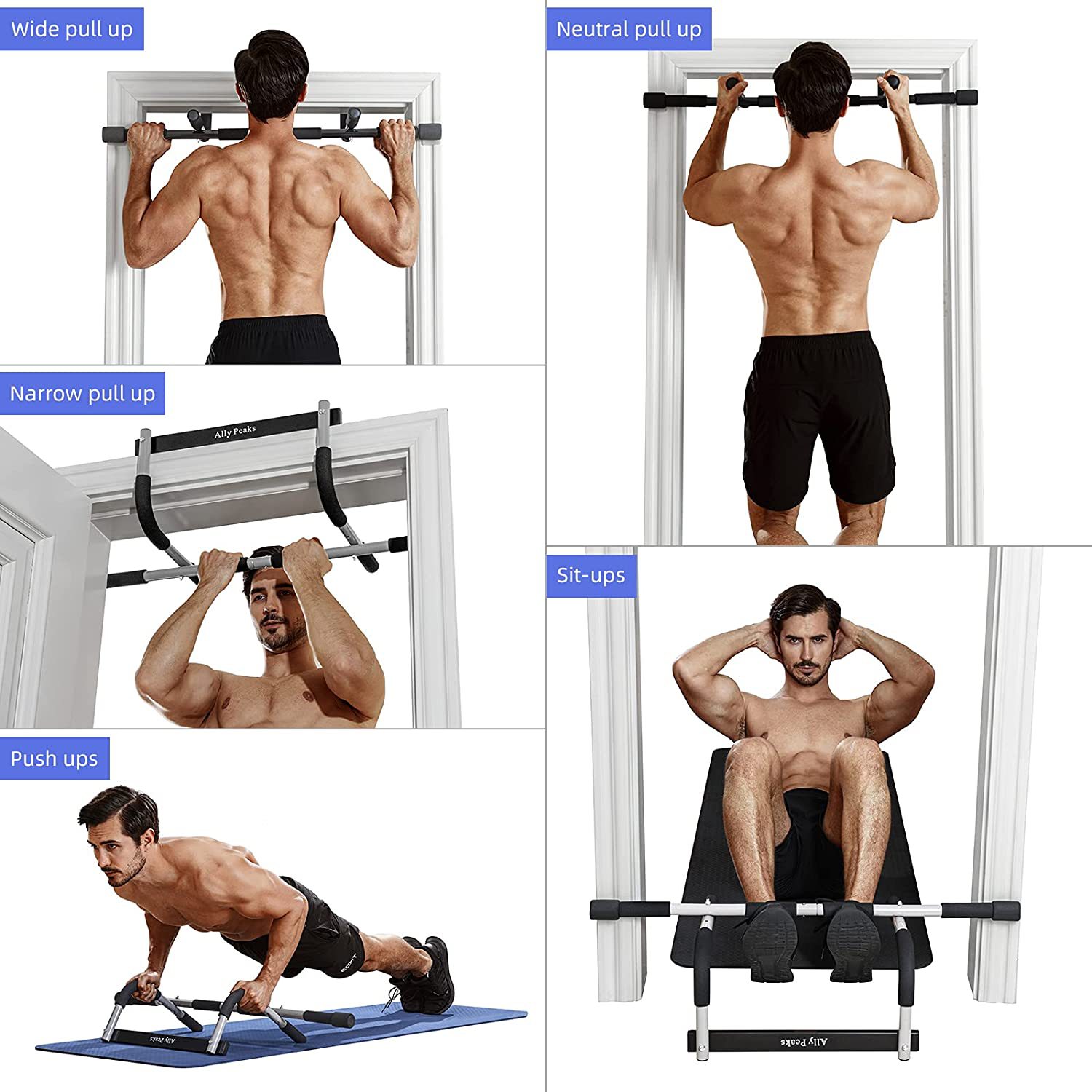 Equipo de fitness para interio - Pull Up Bar Doorframe reseña y precio