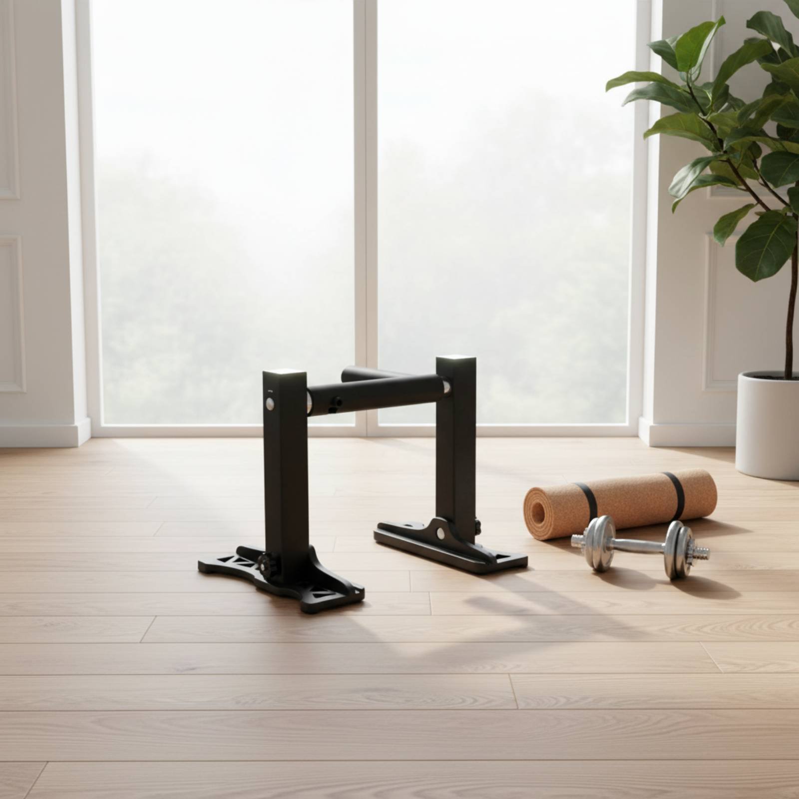 2 Piezas Soporte Ajustable par - Pull Up Bar Doorframe reseña y precio