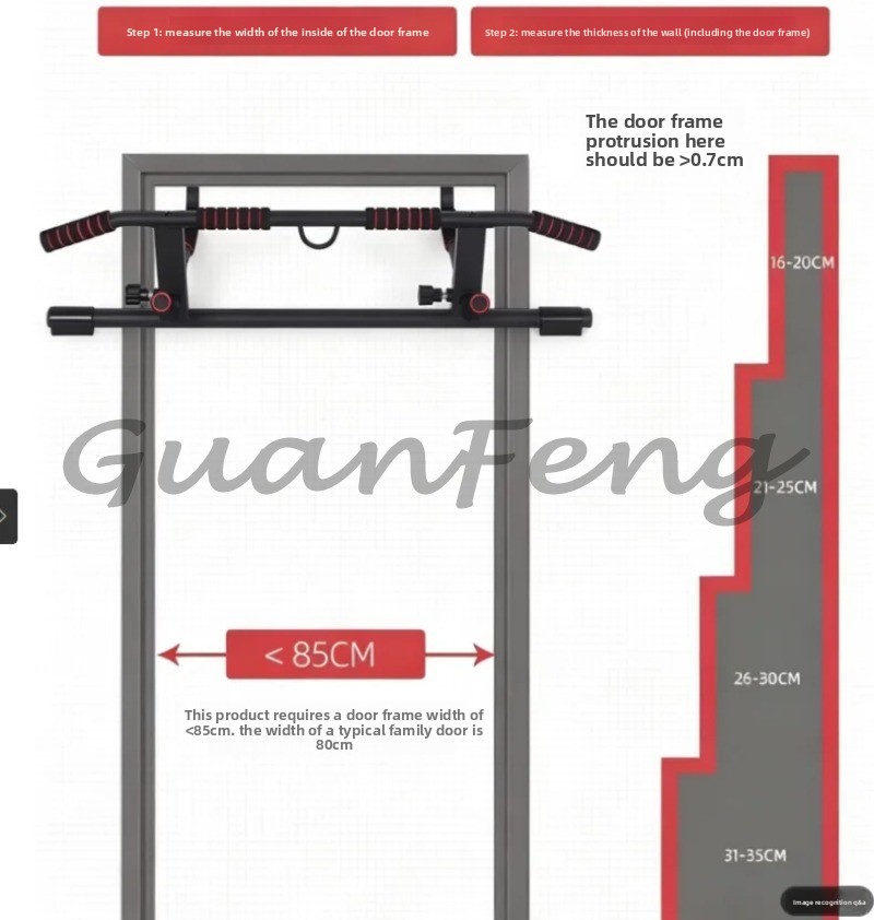 Barra de dominadas y flexiones - Pull Up Bar Doorframe reseña y precio