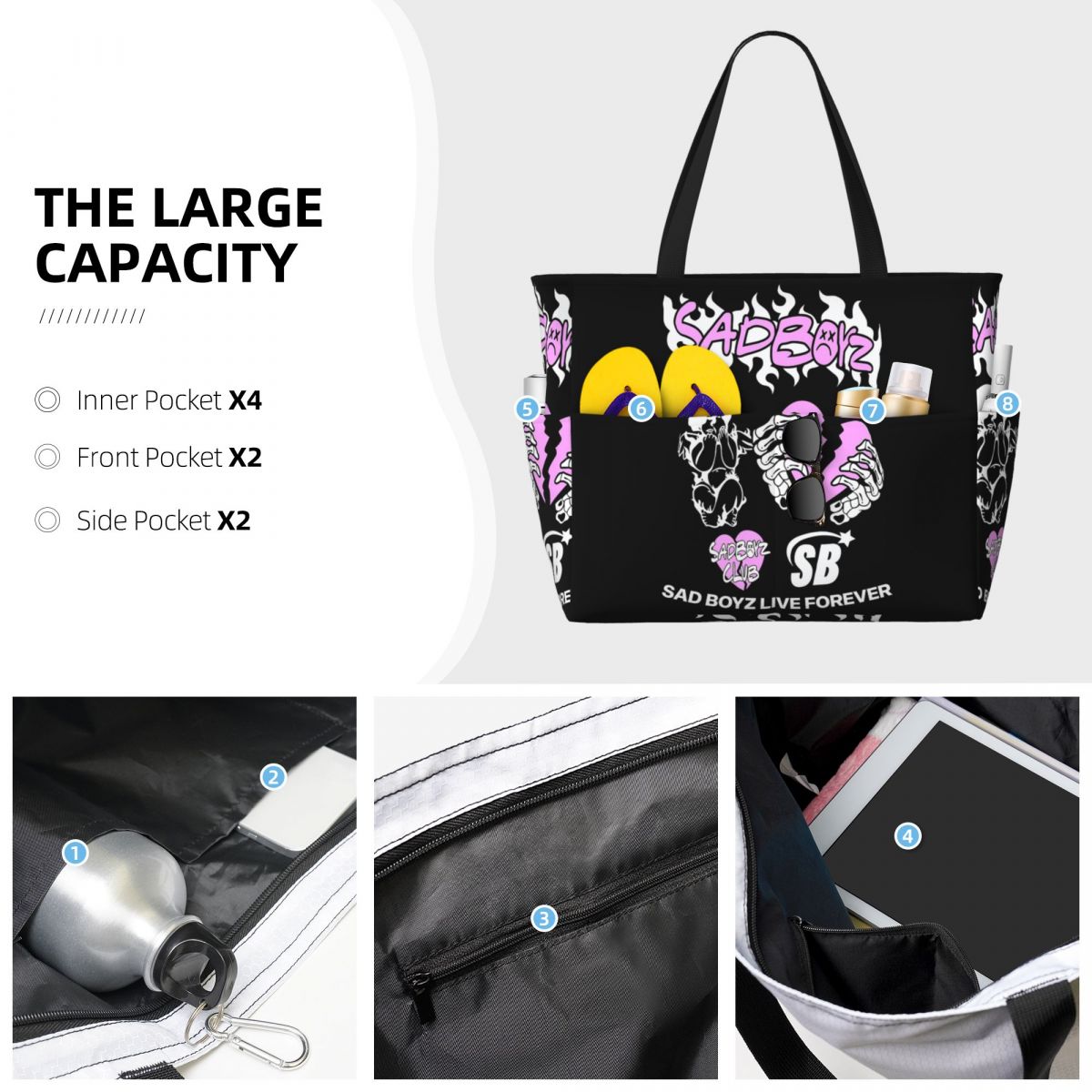 Bolso de mano Junior H Merch S - Yoga Fitness Merch reseña y precio