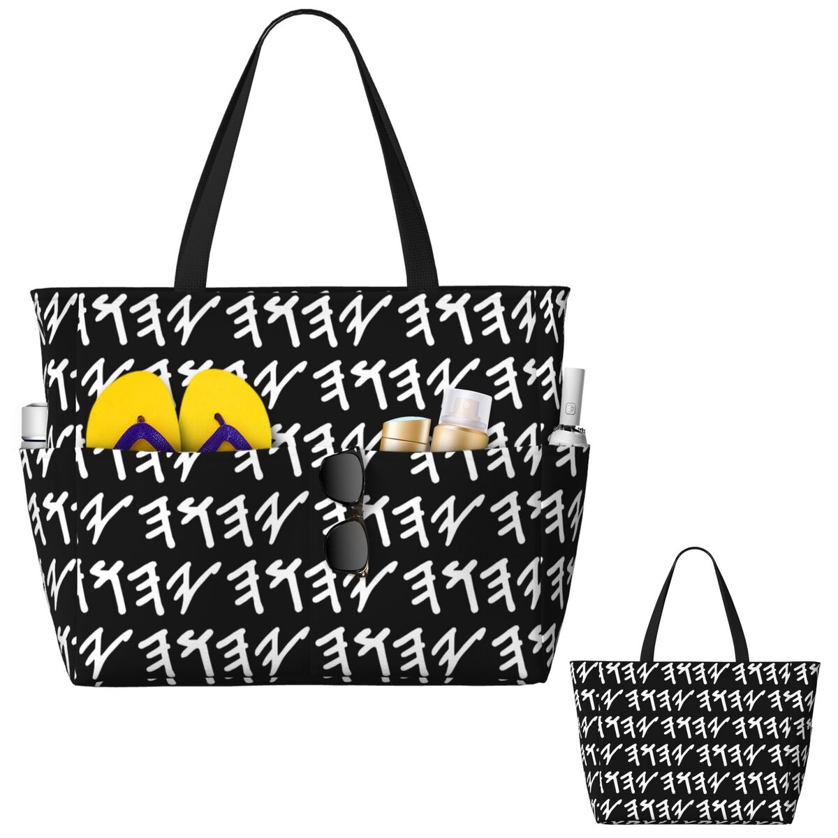 Bolso de playa con nombre de D - Yoga Fitness Name reseña y precio