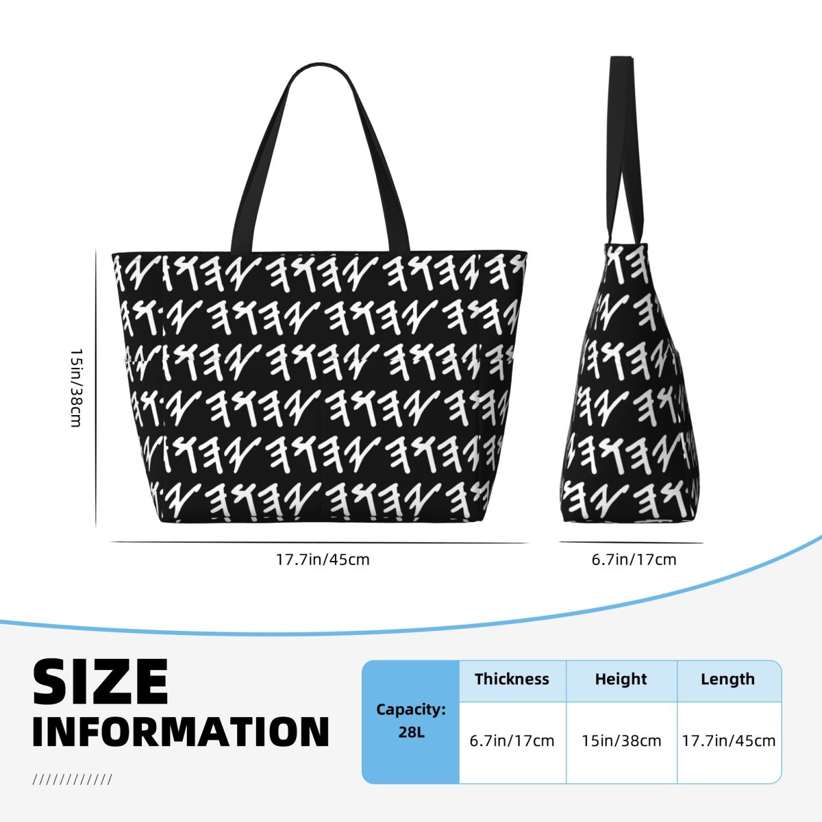 Bolso de playa con nombre de D - Yoga Fitness Name reseña y precio