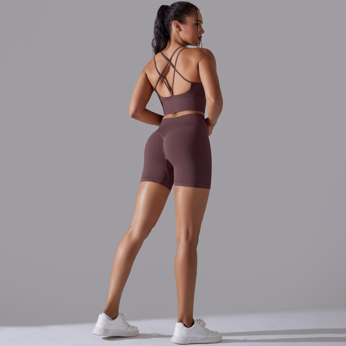 Conjuntos de Yoga sexys para m - Yoga Fitness Kleidung reseña y precio