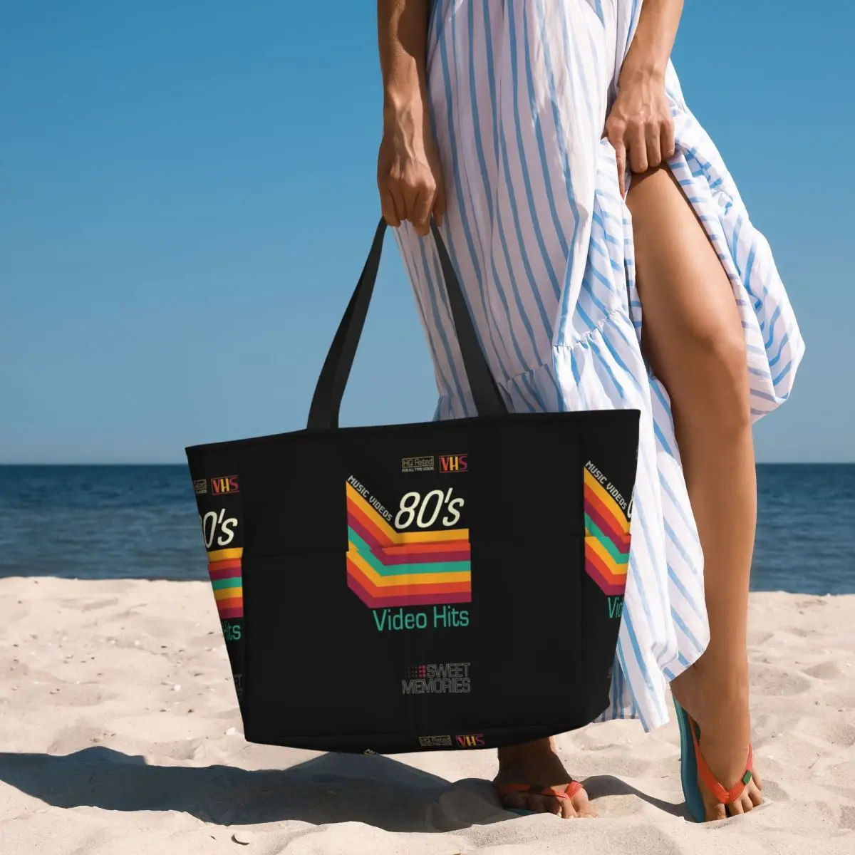 Bolsa de playa con diseño de c - Yoga Fitness Music reseña y precio