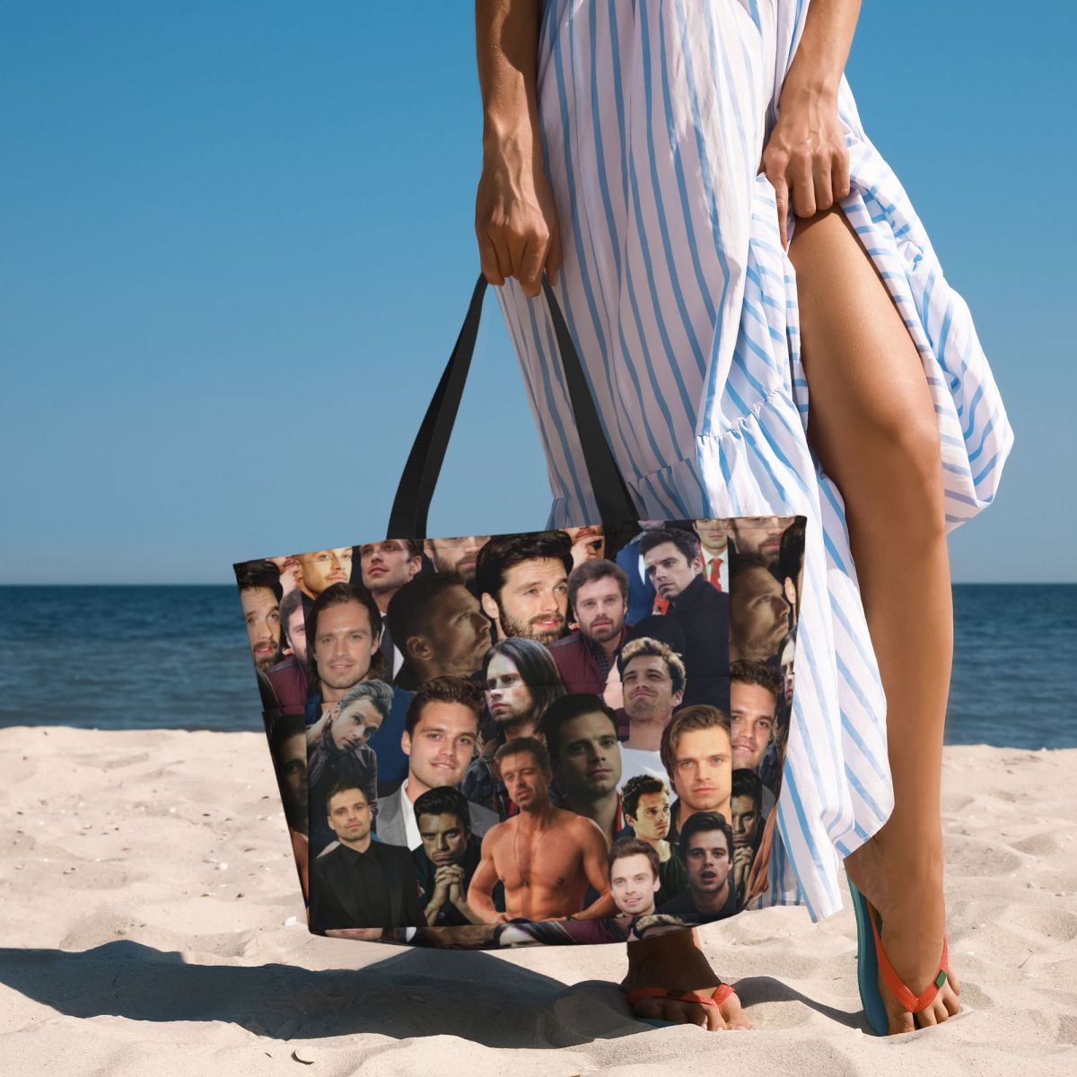 Sebastian Stan-Bolso de playa  - Yoga Fitness Photos reseña y precio