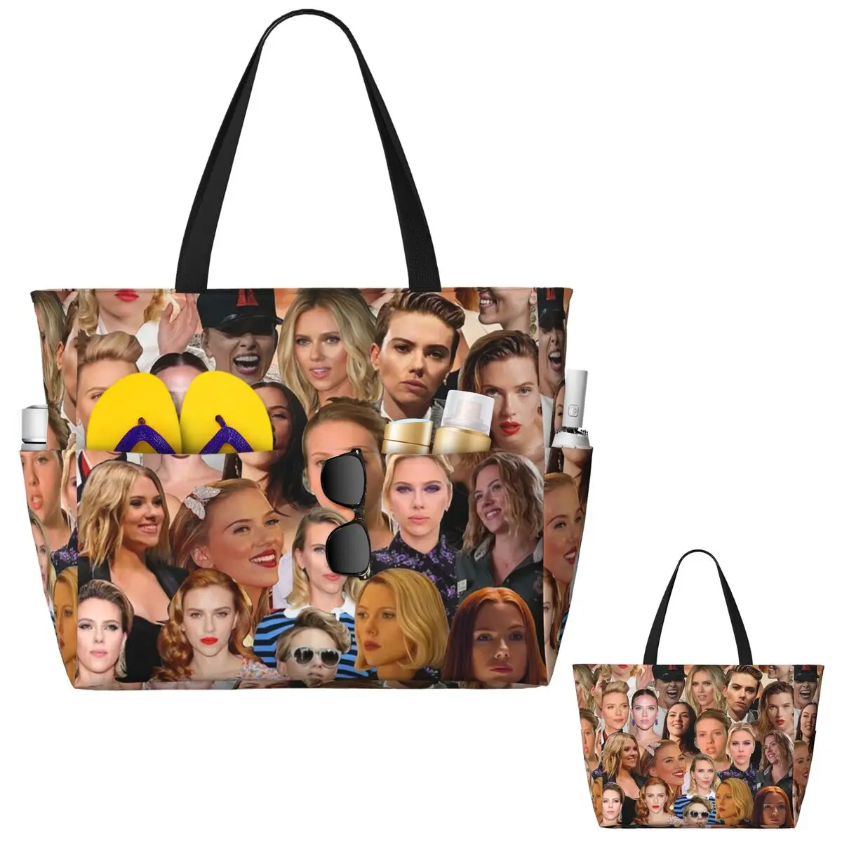 Bolso de mano con collage de f - Yoga Fitness Photos reseña y precio