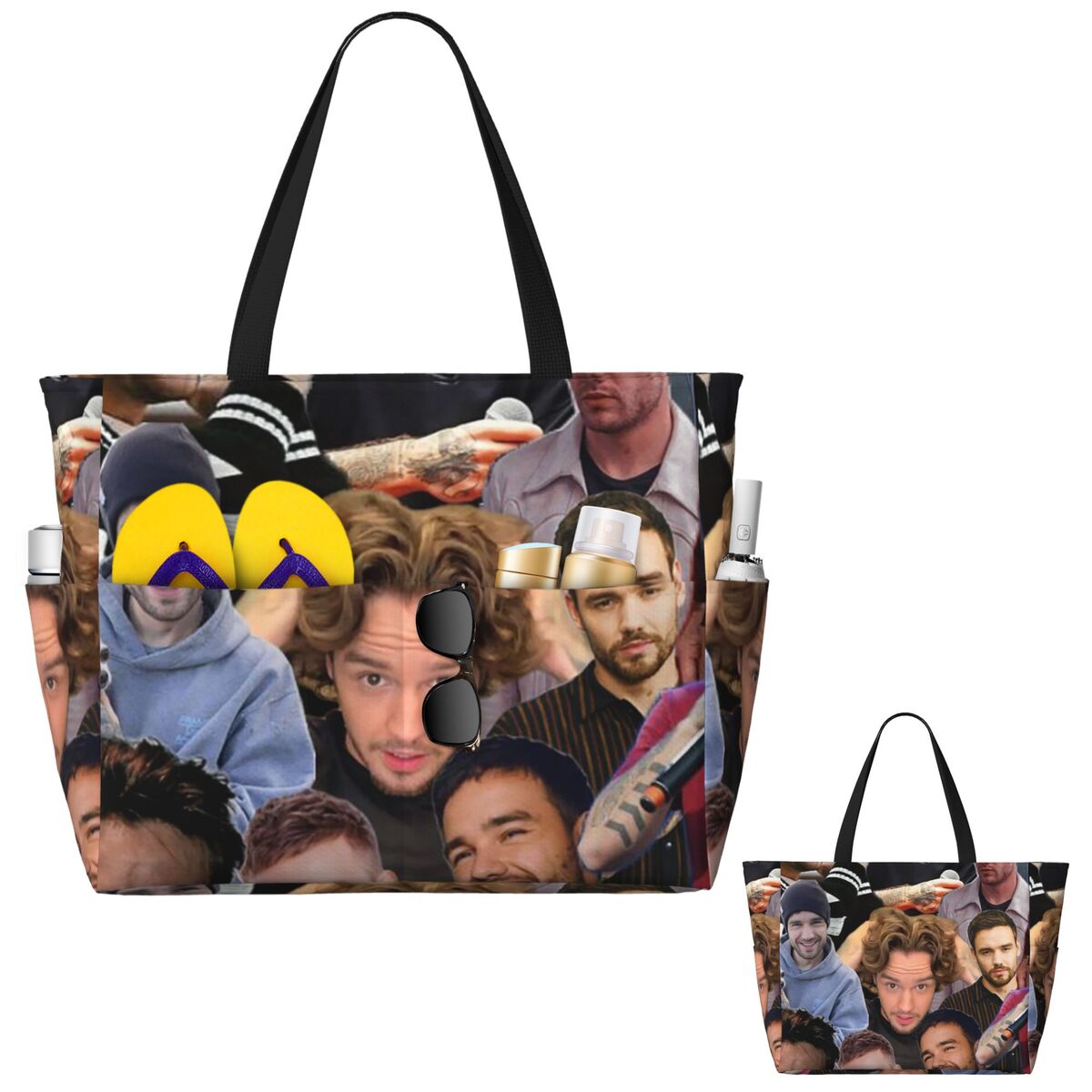 Bolso de mano con collage de f - Yoga Fitness Photos reseña y precio