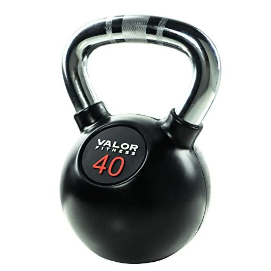 Pesa Rusa Cromada de 40 lb par - Kettlebell reseña y precio