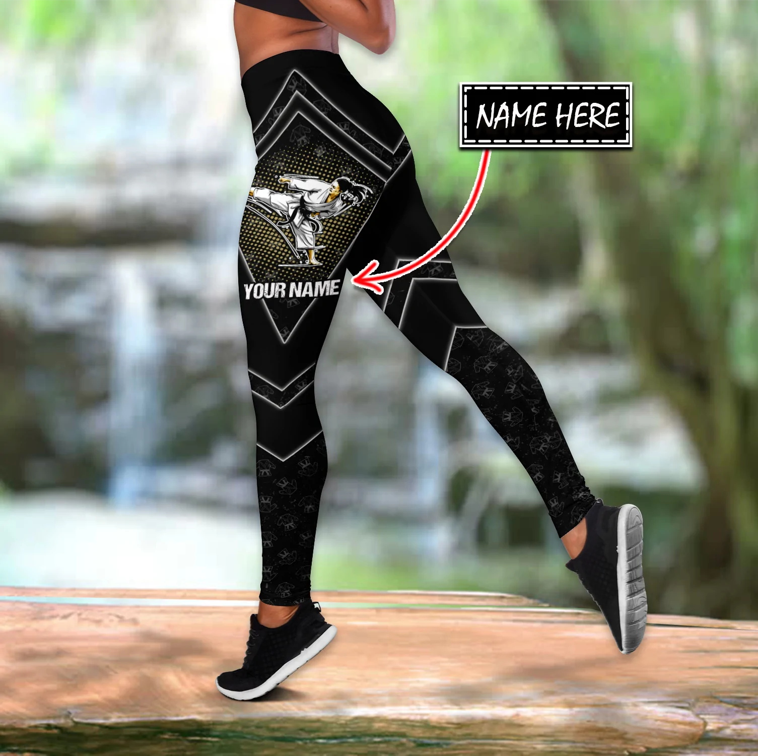 Personalizar nombre Karate 3D  - Yoga Fitness Name reseña y precio