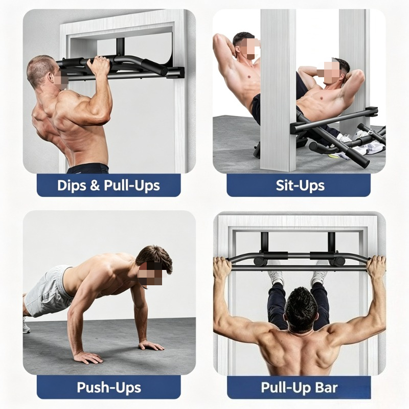Barra de dominadas portátil pa - Pull Up Bar Doorframe reseña y precio
