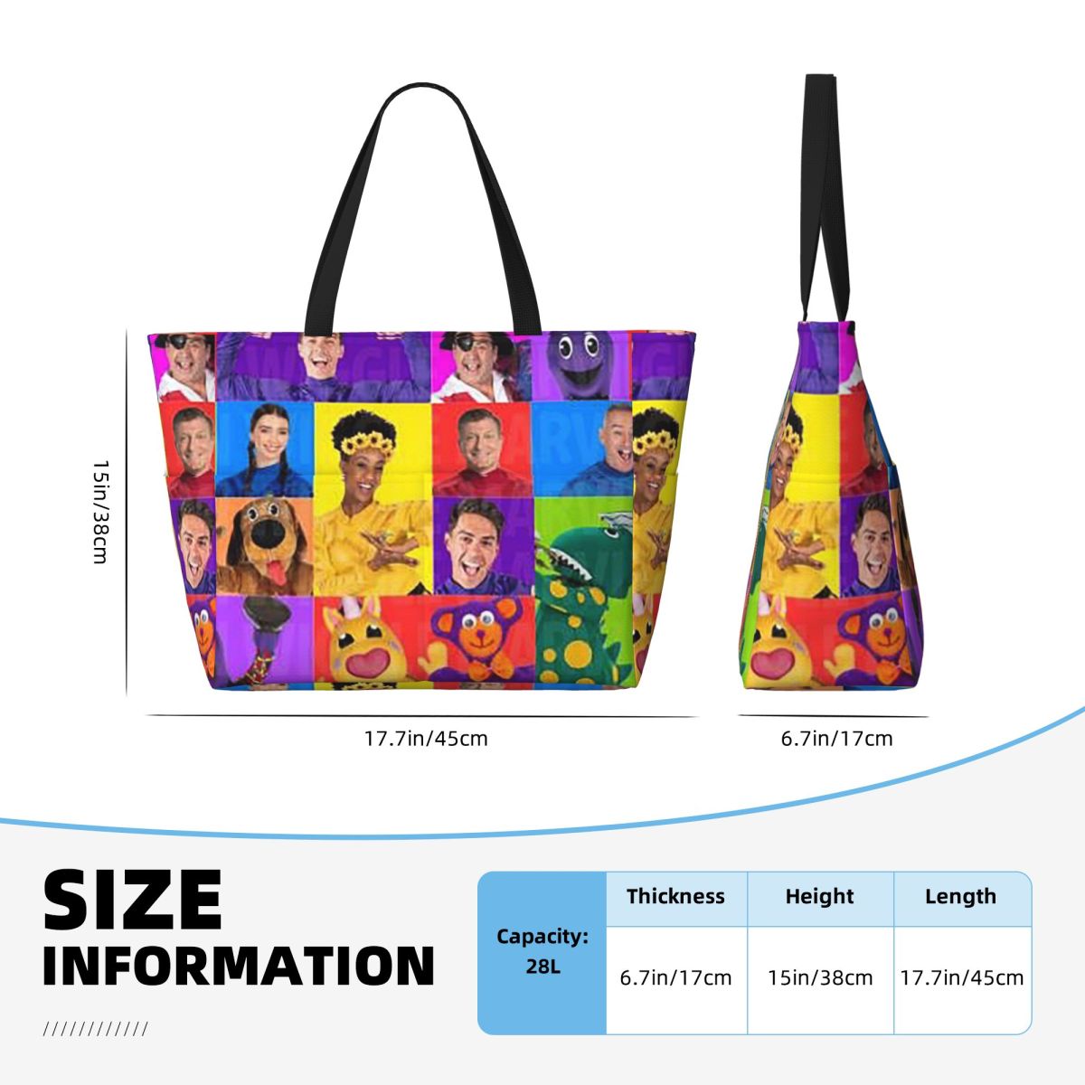 Bolsa de playa The Wiggles Tv  - Yoga Fitness Music reseña y precio