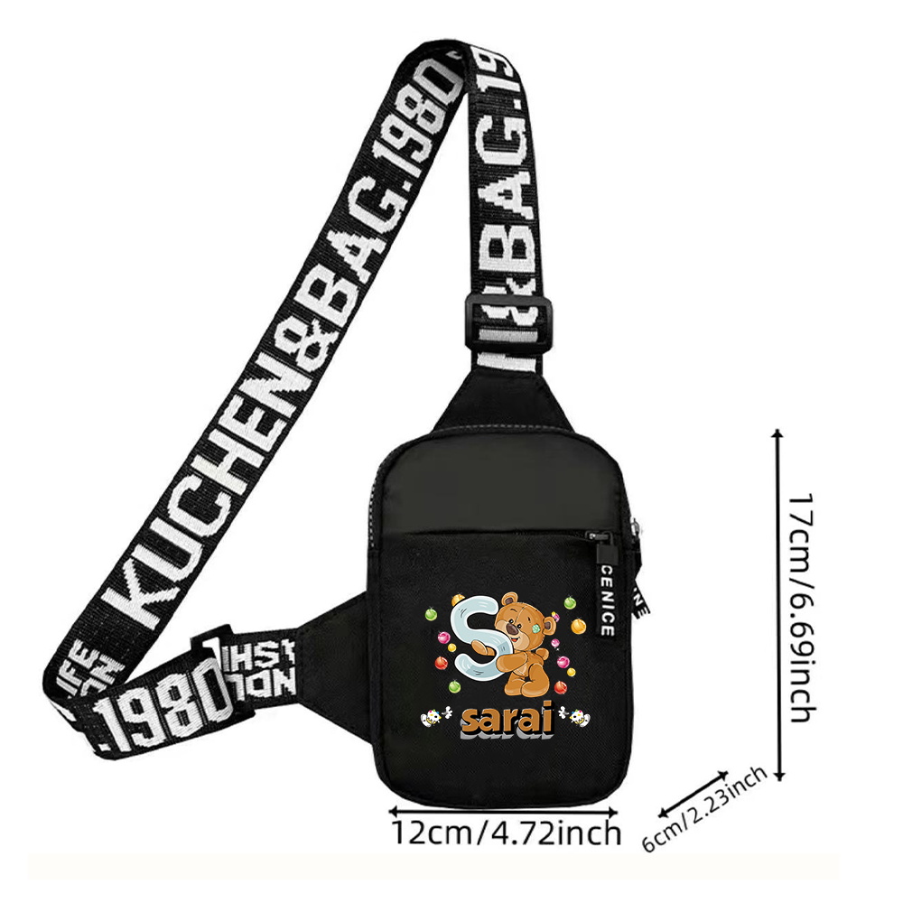 Bolso de pecho personalizado c - Yoga Fitness Name reseña y precio