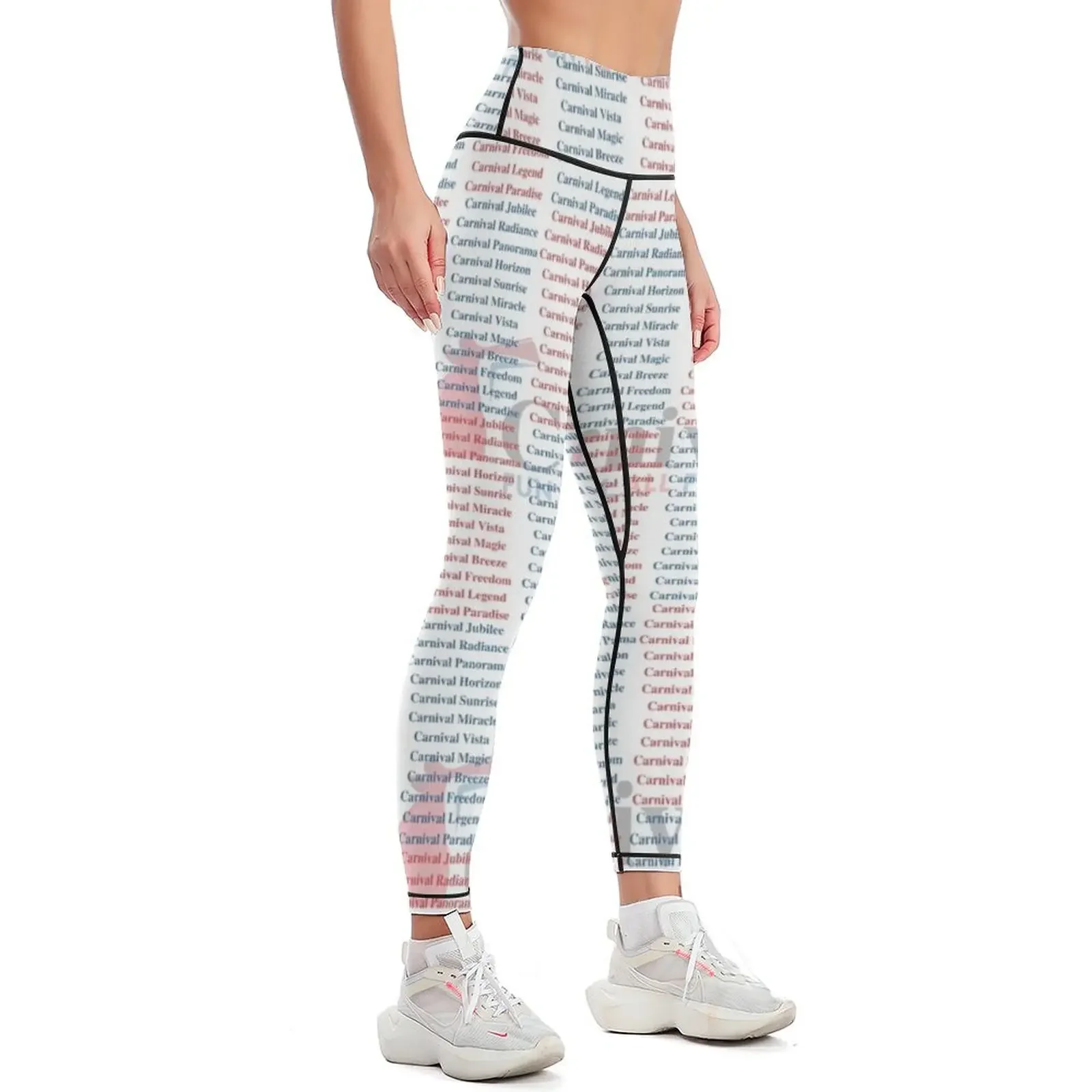 Leggings Carnival Ship Names,  - Yoga Fitness Name reseña y precio