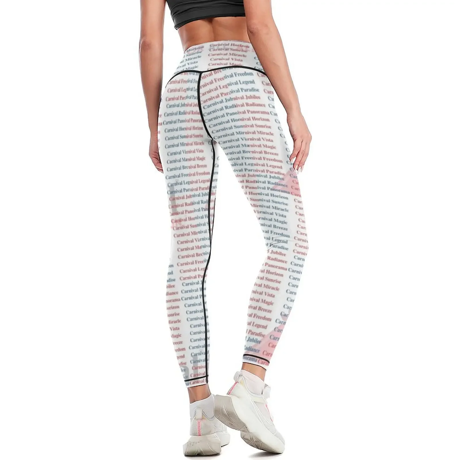 Leggings Carnival Ship Names,  - Yoga Fitness Name reseña y precio